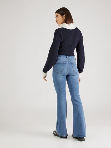 ONLY Flared Jeans 'APRIL' in Blauw