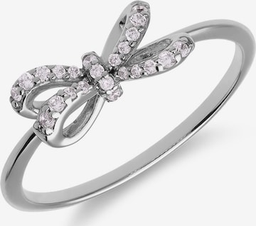 Lucardi Ring in Zilver: voorkant