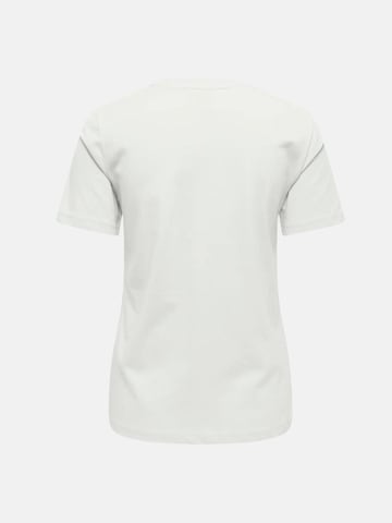 ONLY T-shirt 'STONE' i vit