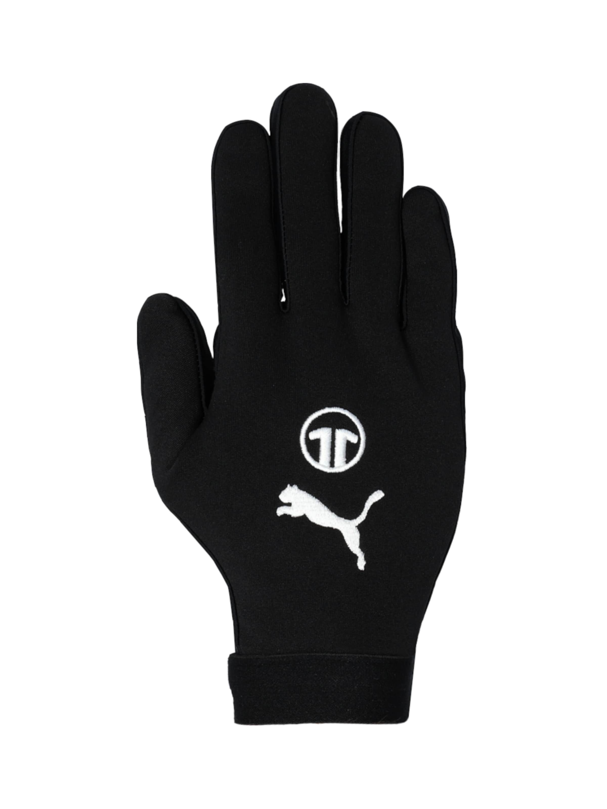 PUMA Sporthandschuhe in Schwarz: Vorderseite