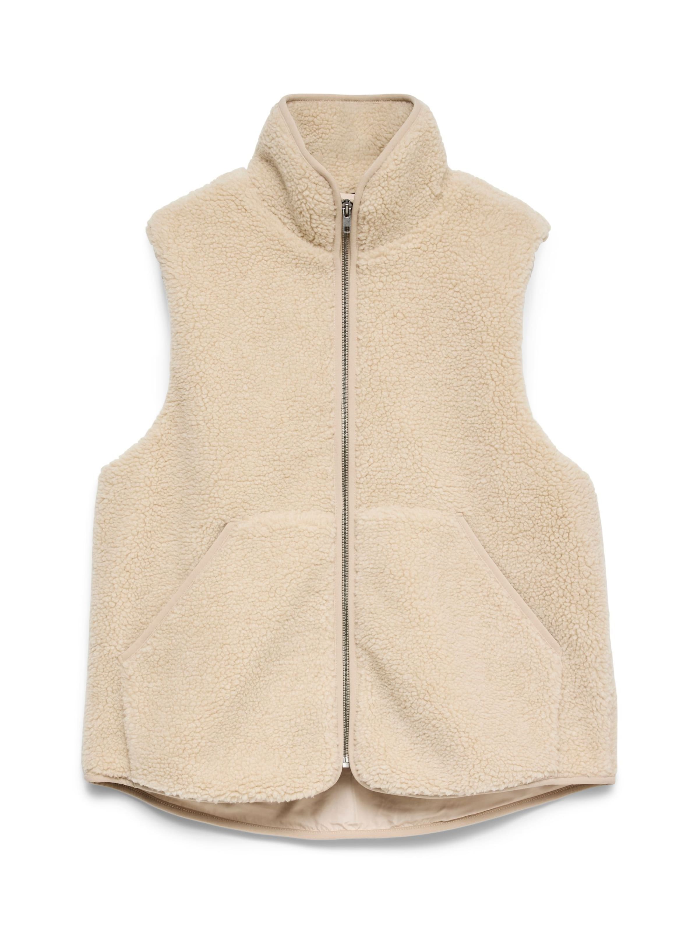 Gilet 'VMJosefine' di VERO MODA in beige: frontale