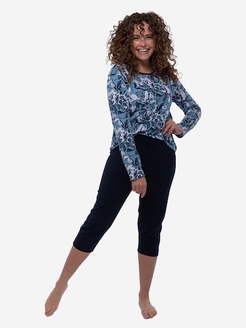 Ammann Pyjama 'Night & Home'‌‌‌‌ in Blau