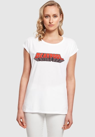ABSOLUTE CULT Shirt 'Deadpool' in White: front