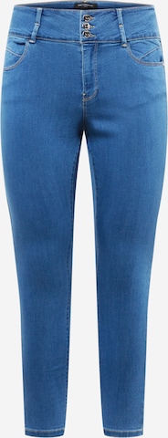 ONLY Carmakoma - Skinny Vaquero 'Anna' en azul: frente