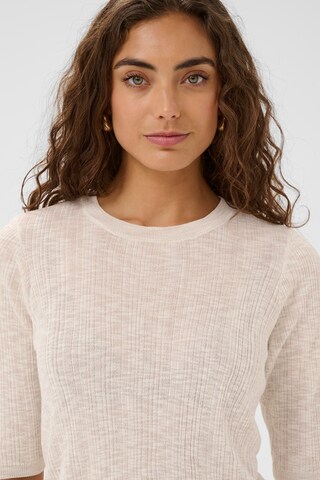 CULTURE Sweter 'CUaugustine' w kolorze beżowy