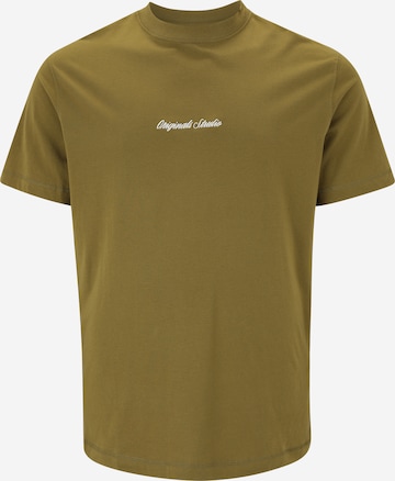 Tricou 'JORNORREBRO' de la JACK & JONES pe verde: față