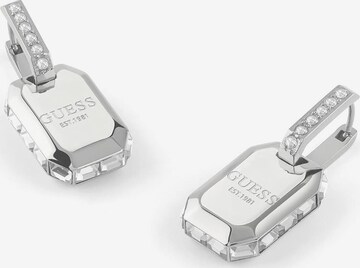 GUESS Earrings 'Hashtag' in Silver: front