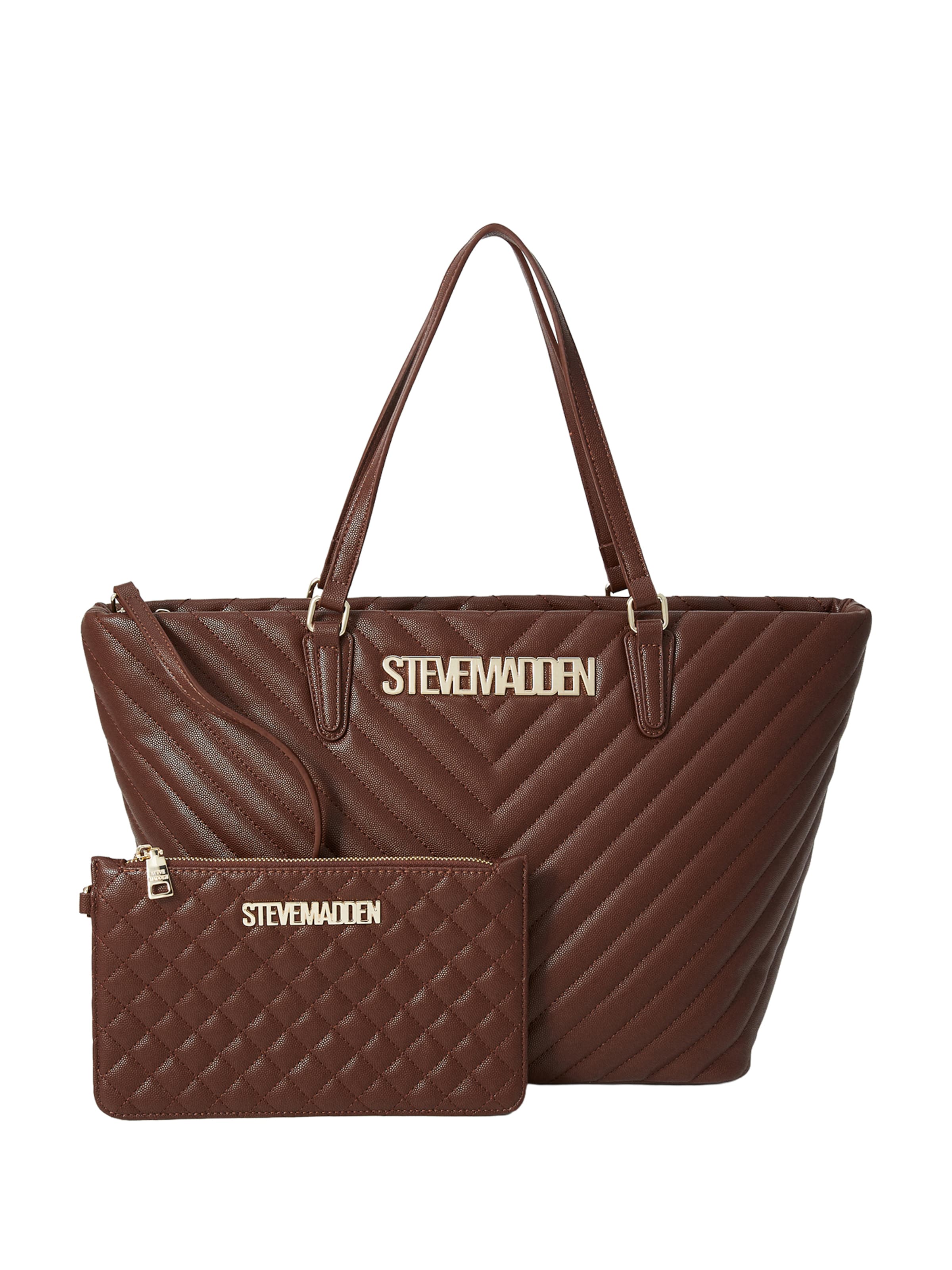 STEVE MADDEN Μεγάλη τσάντα 'Bjude-2' σε καφέ / χρυσό, Άποψη προϊόντος