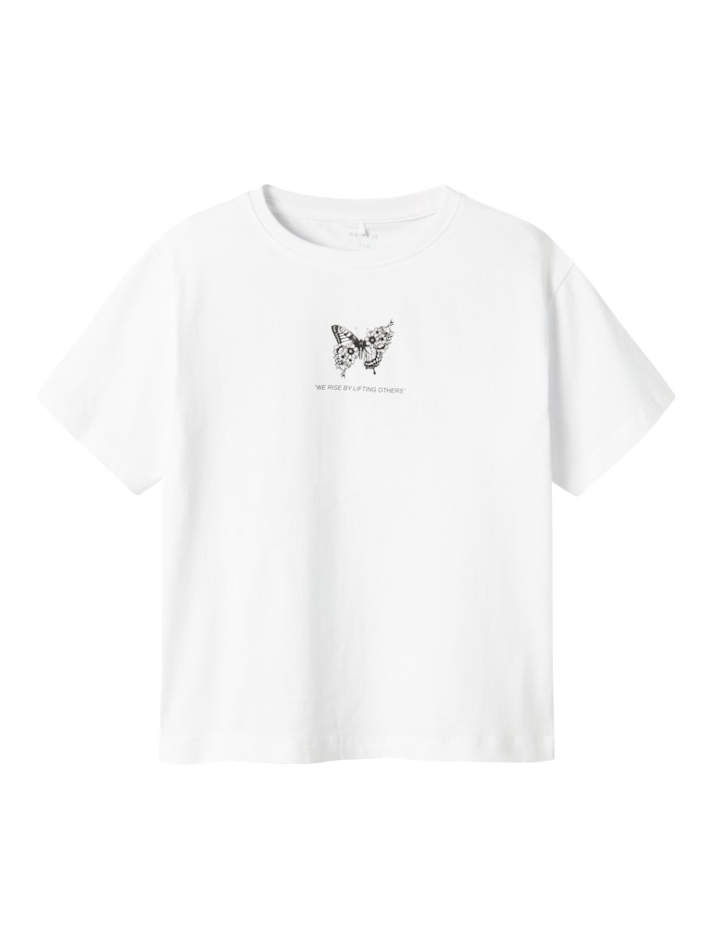 Tricou 'Dane' de la NAME IT pe alb: față