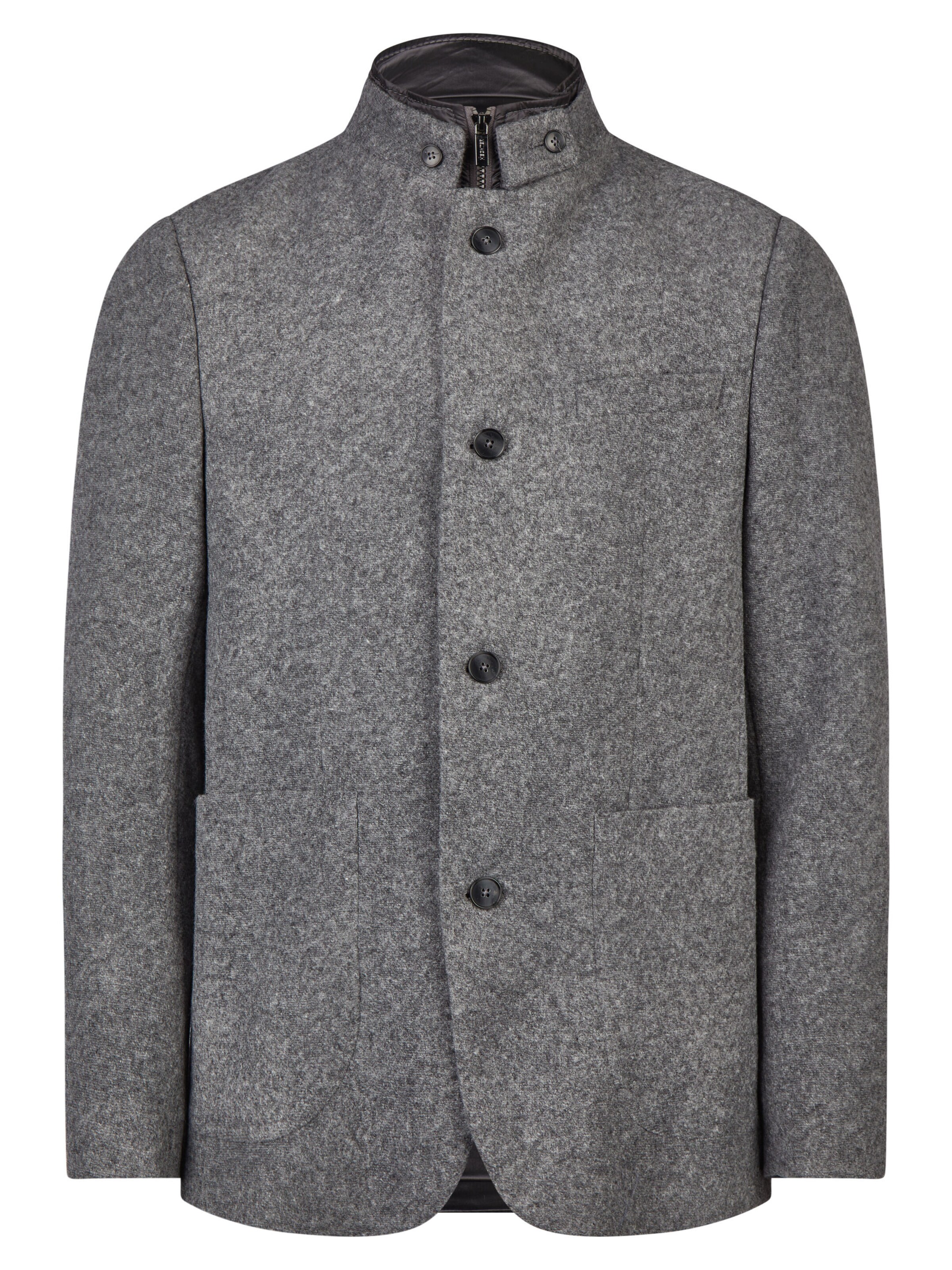 HECHTER PARIS Regular Fit Sakko in Grau: Vorderseite