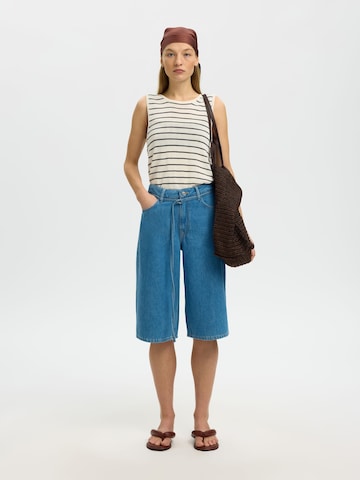 Tops en tricot 'Moon' SELECTED en noir