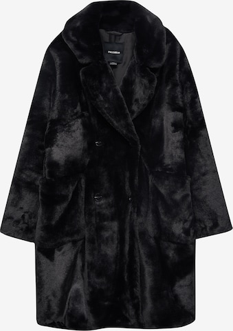 Cappotto di mezza stagione di Pull&Bear in nero: frontale