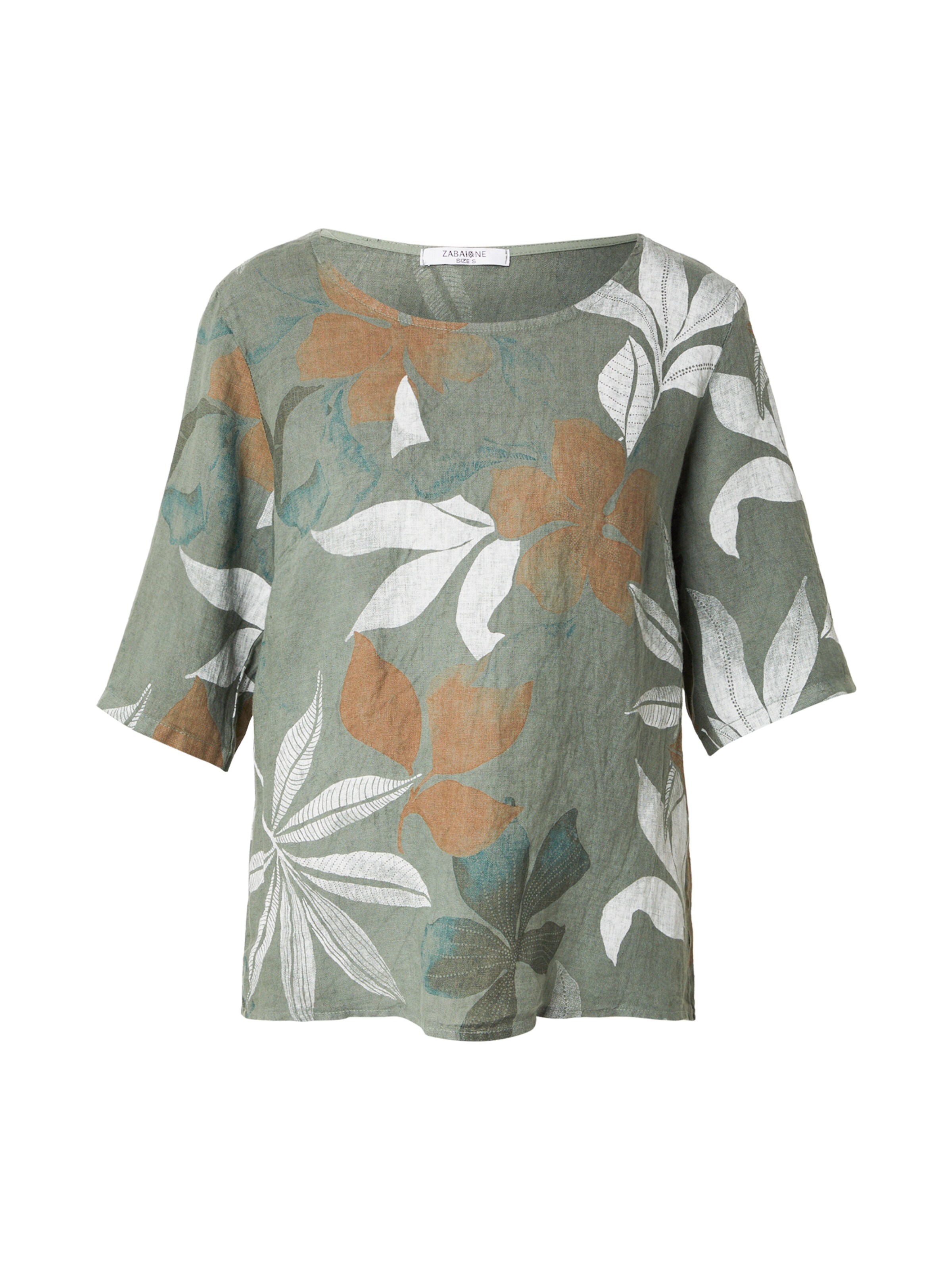ZABAIONE - Blusa 'Pi44naa' en verde: frente
