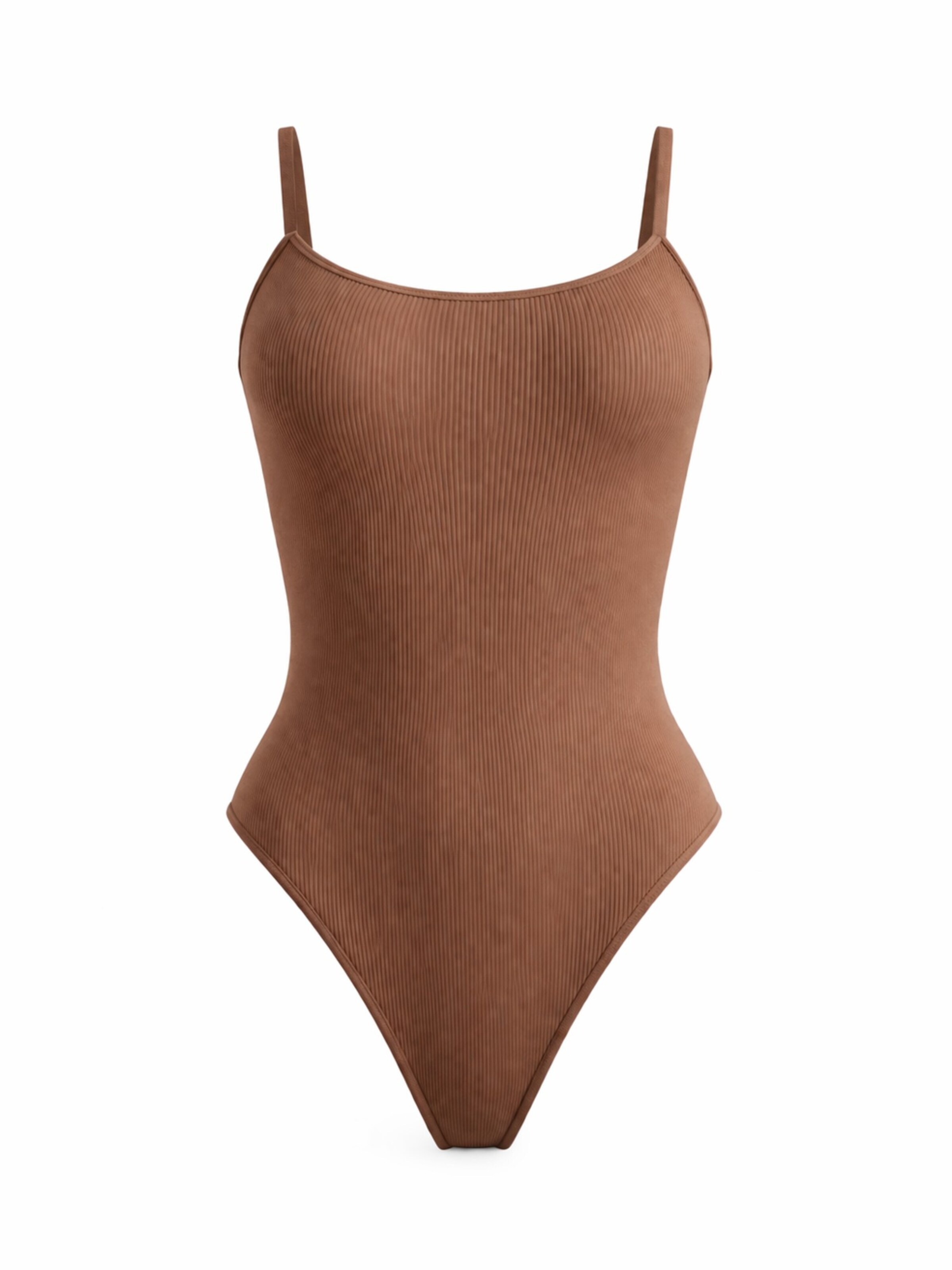 LEAFLETIC - Body 'Leafletic Women’s Bodysuit' en marrón: frente