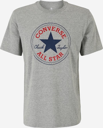 T-Shirt CONVERSE en gris : devant