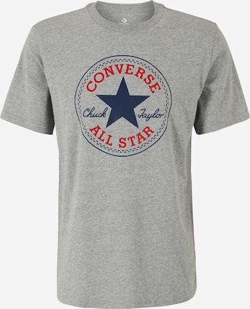 CONVERSE Shirt in Grijs: voorkant