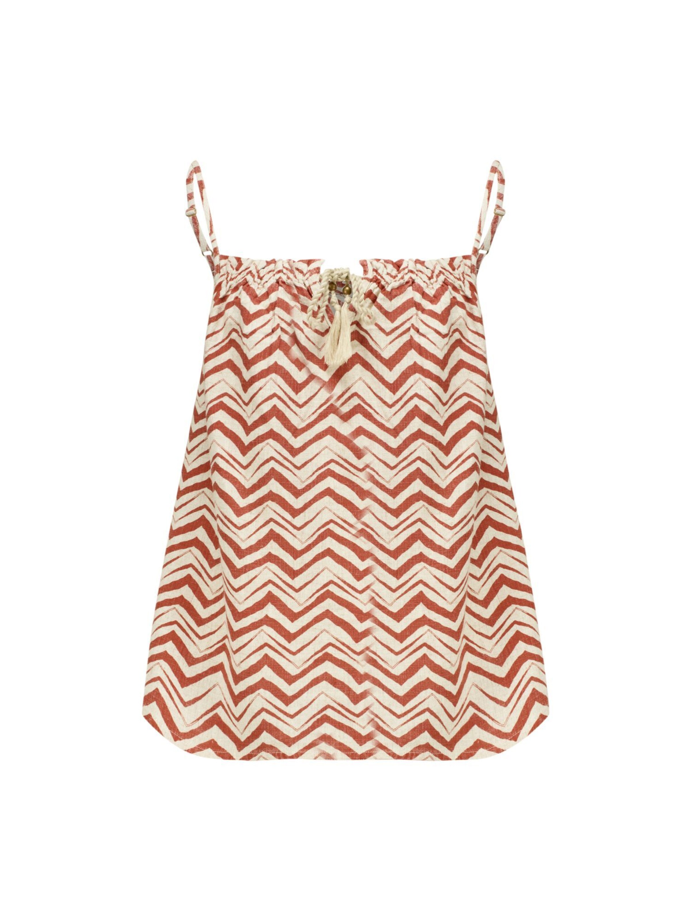 Haut 'Laelia' Deeluxe en rouge : devant