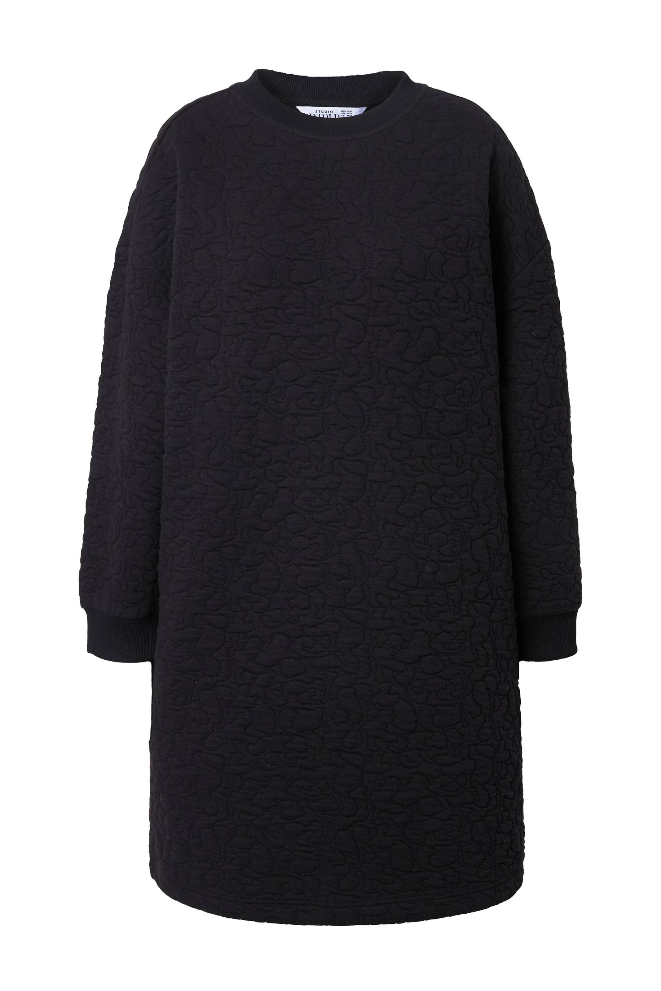 Studio Untold Jurk in Zwart: voorkant