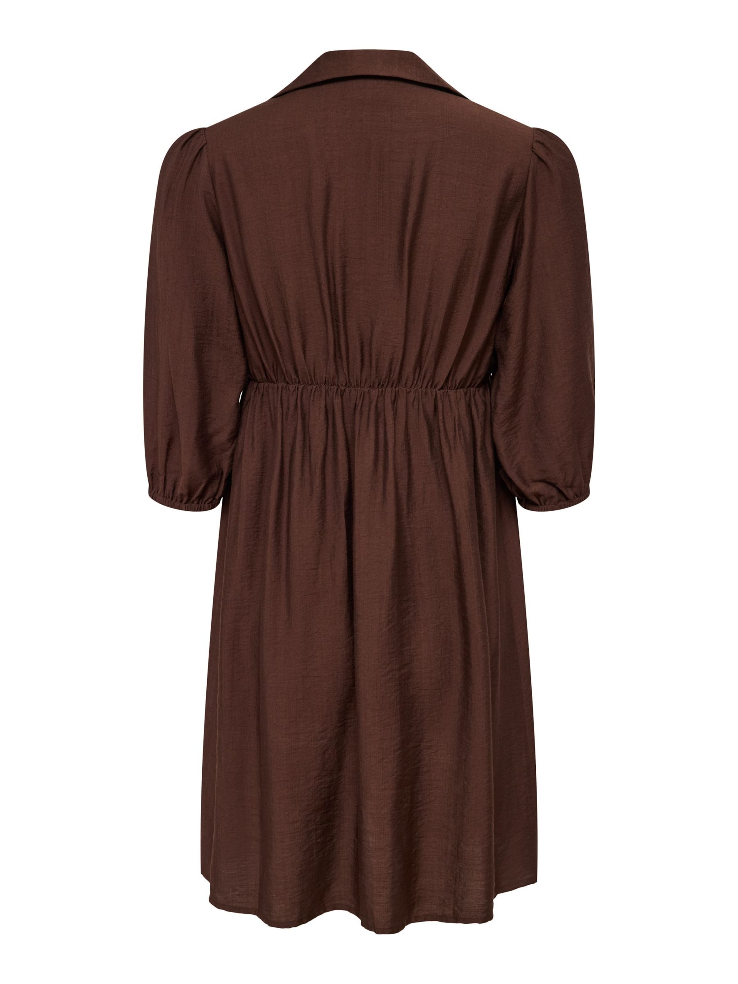 MAMALICIOUS - Vestido camisero 'MLSino' en marrón