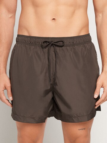 Tezenis Board Shorts in Brown: front