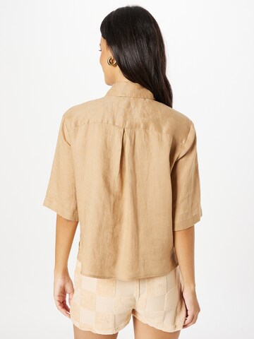 UNITED COLORS OF BENETTON Blouse in Brown