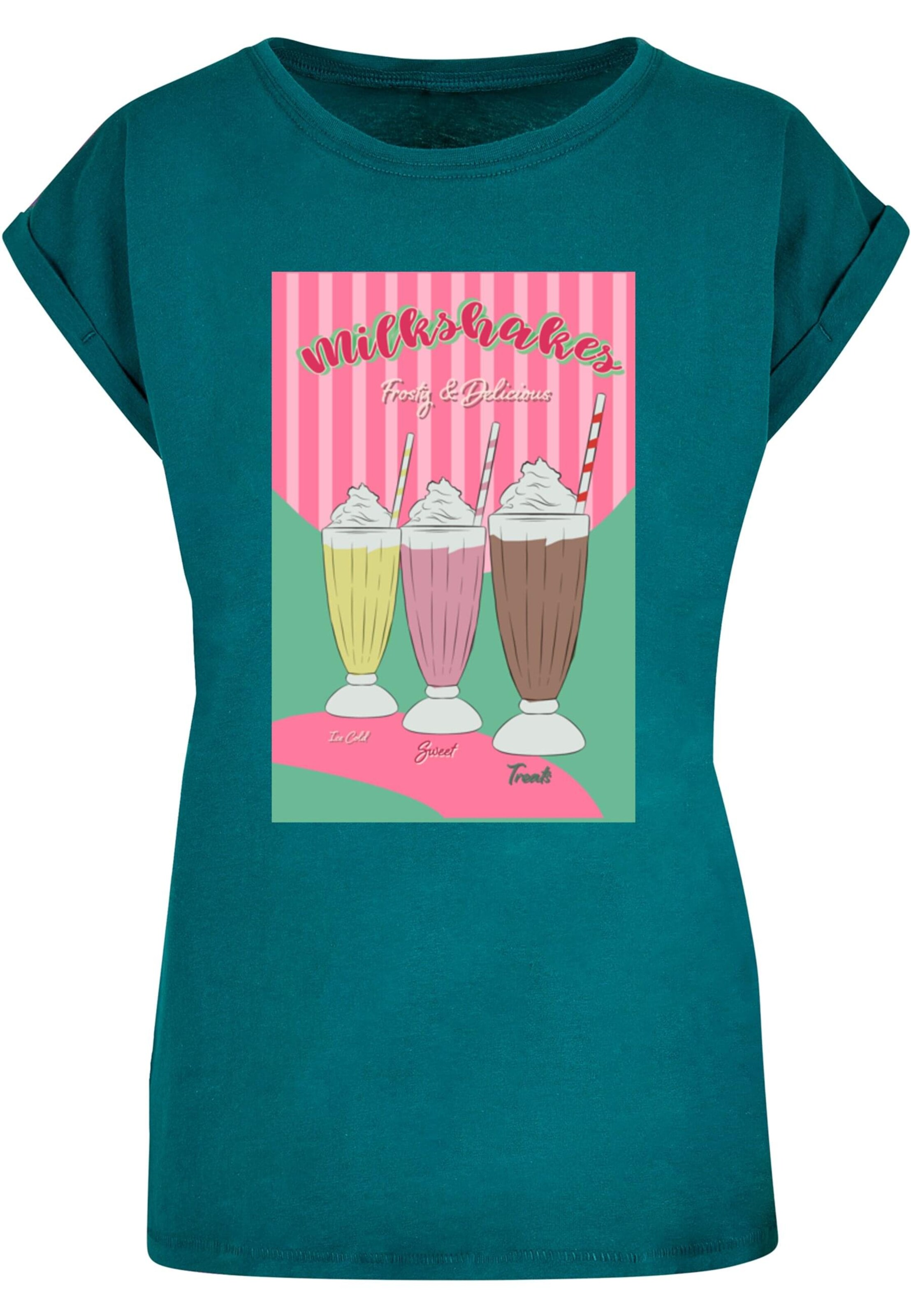 Mister Tee Shirt 'Milkshake' in Green: front