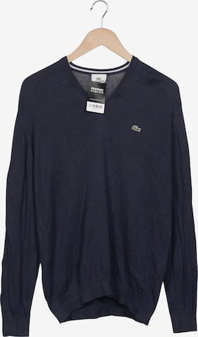 LACOSTE Sweater & Cardigan in L in Blue: front