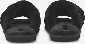 PUMA Huisschoenen 'Fluff X Strap' in Zwart