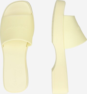 Calvin Klein Mule in Yellow