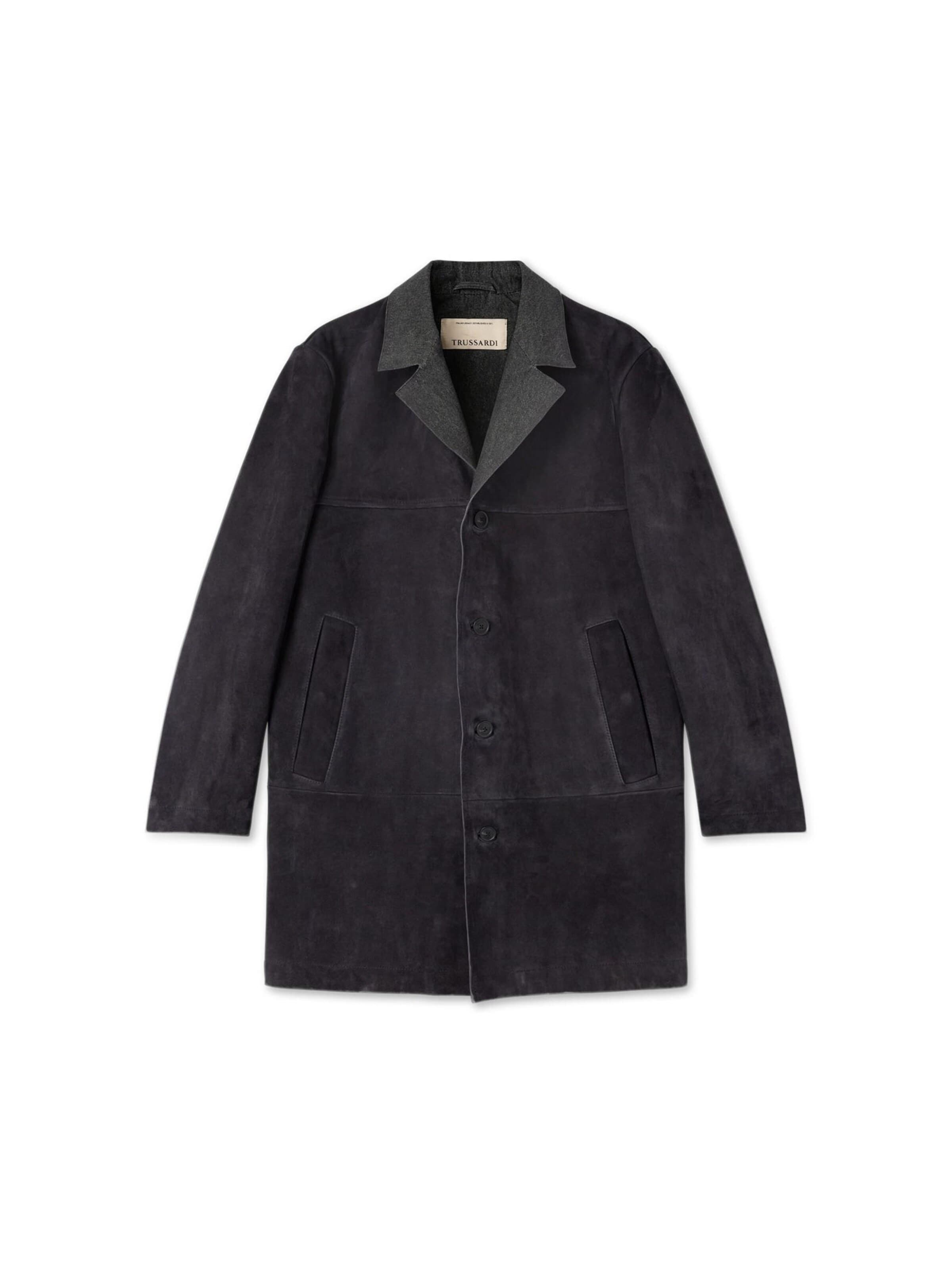 Veste mi-saison Trussardi en bleu : devant