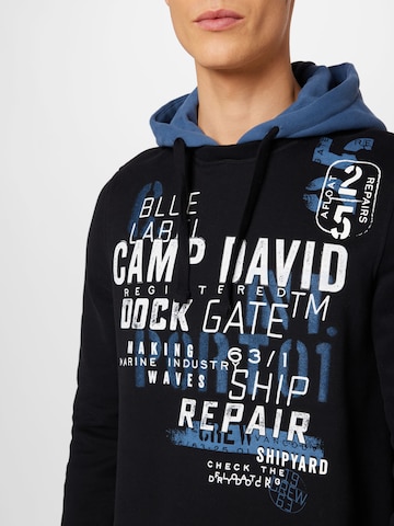 CAMP DAVID Sweatshirt 'Shipyard' in Schwarz