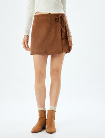 Koton Rok in Bruin: voorkant