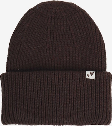 SAMAYA Beanie 'Sabrine' in Brown: front