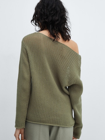 MANGO Pullover 'KENIA' i grøn