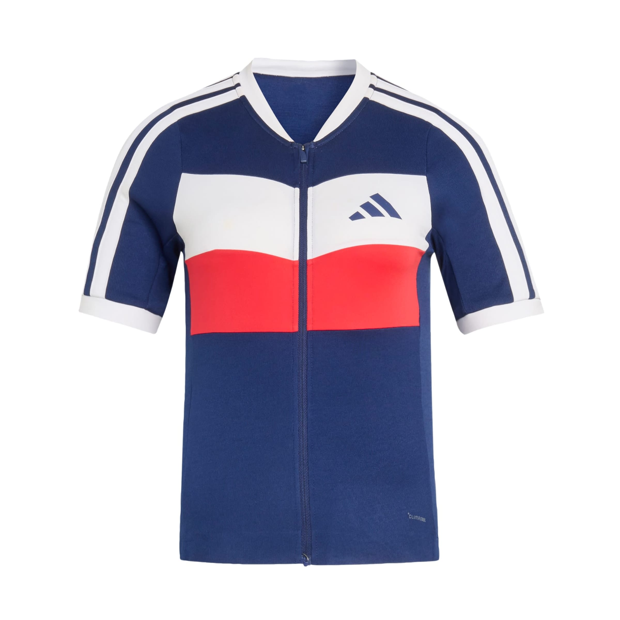 ADIDAS PERFORMANCE Gebreid sportvest 'Tempo' in Blauw: voorkant