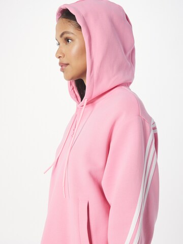 ADIDAS SPORTSWEAR Athletic Zip-Up Hoodie 'Future Icons 3-Stripes ' in Pink
