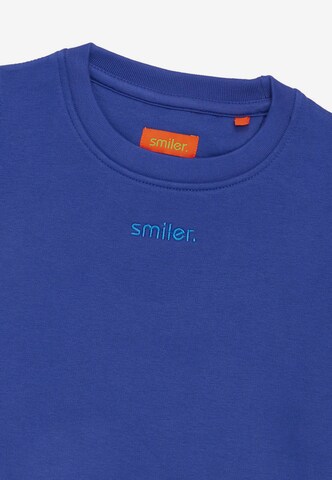 smiler. Sweatshirt in Blue