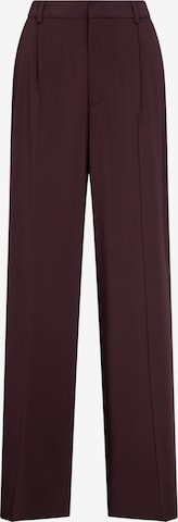 SEIDENSTICKER Trousers with creases in Brown: front