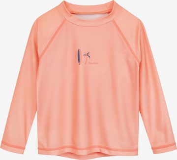 Protection UV 'Surfbrett Palme' PLAYSHOES en rose : devant