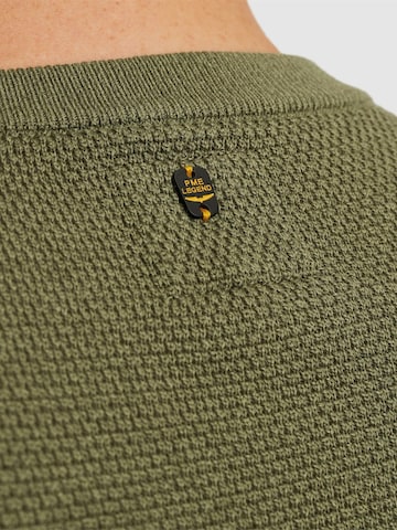 PME Legend Pullover 'Pullover with waffle texture' i grøn