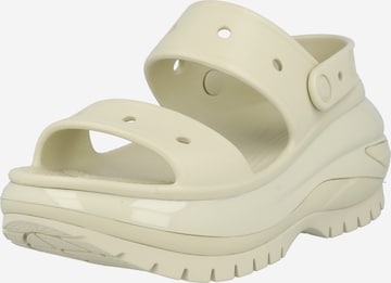 Crocs Σανδάλι 'Classic Mega Crush' σε μπεζ: μπροστά