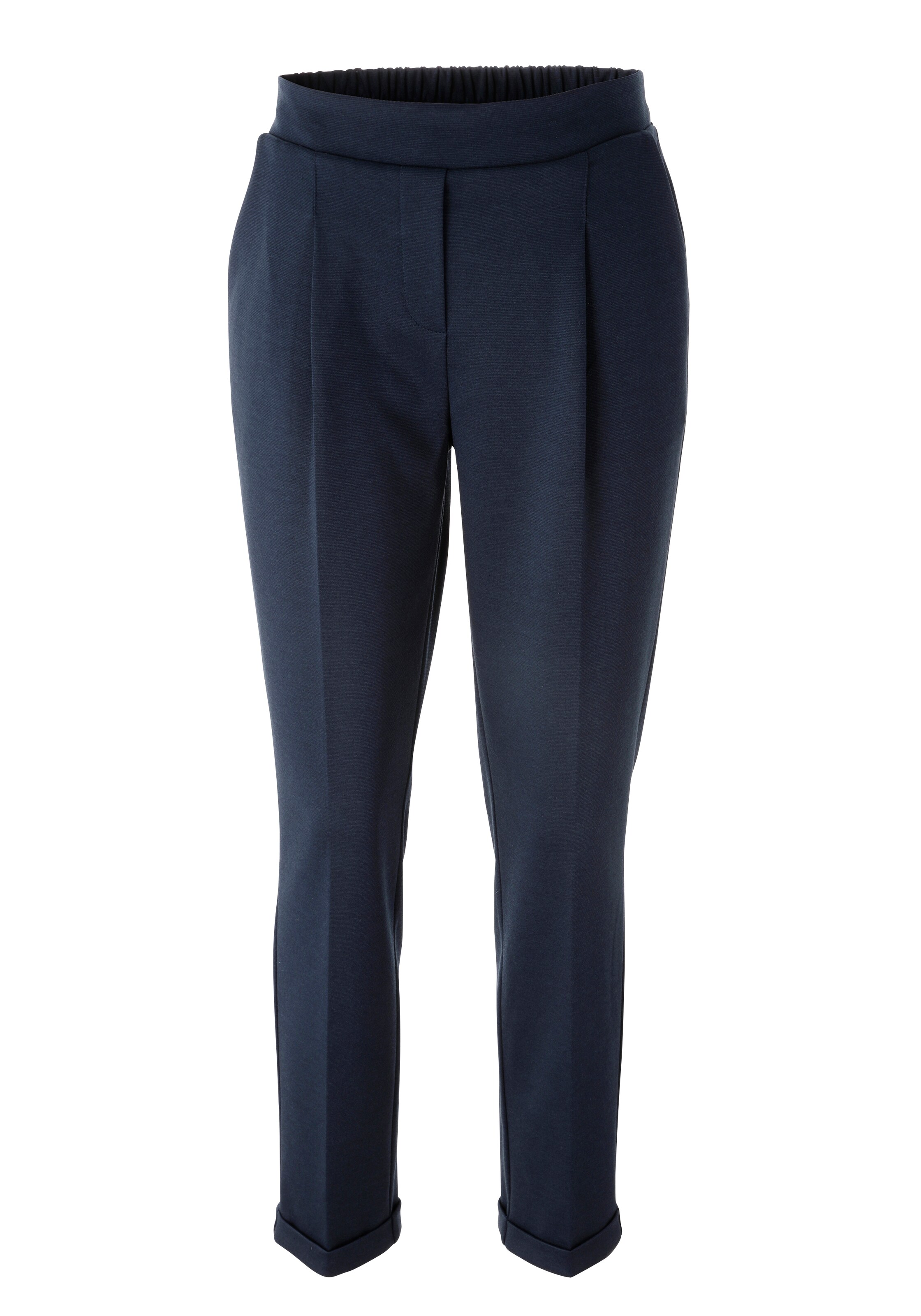 Aniston SELECTED Pleat-Front Pants in Blue: front