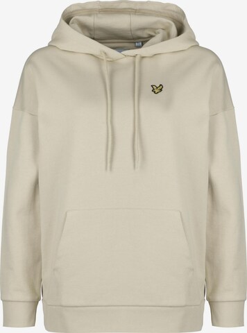 Sweat-shirt Lyle & Scott en beige : devant