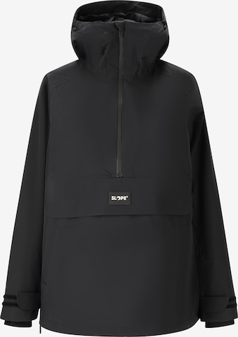SLOPE Athletic Jacket 'Ruki' in Black: front