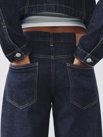 Pull&Bear Barrel Jeans in Blau
