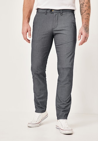 REDPOINT Slim fit Chino Pants in Black: front