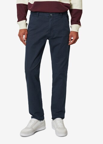 Marc O'Polo DENIM Regular Chino Pants in Blue: front