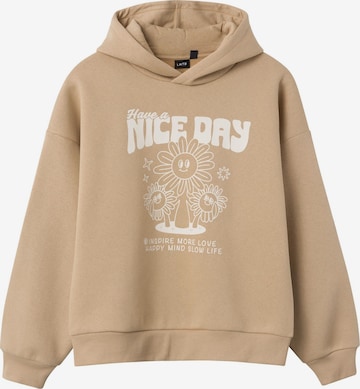 Sweat-shirt NAME IT en marron : devant