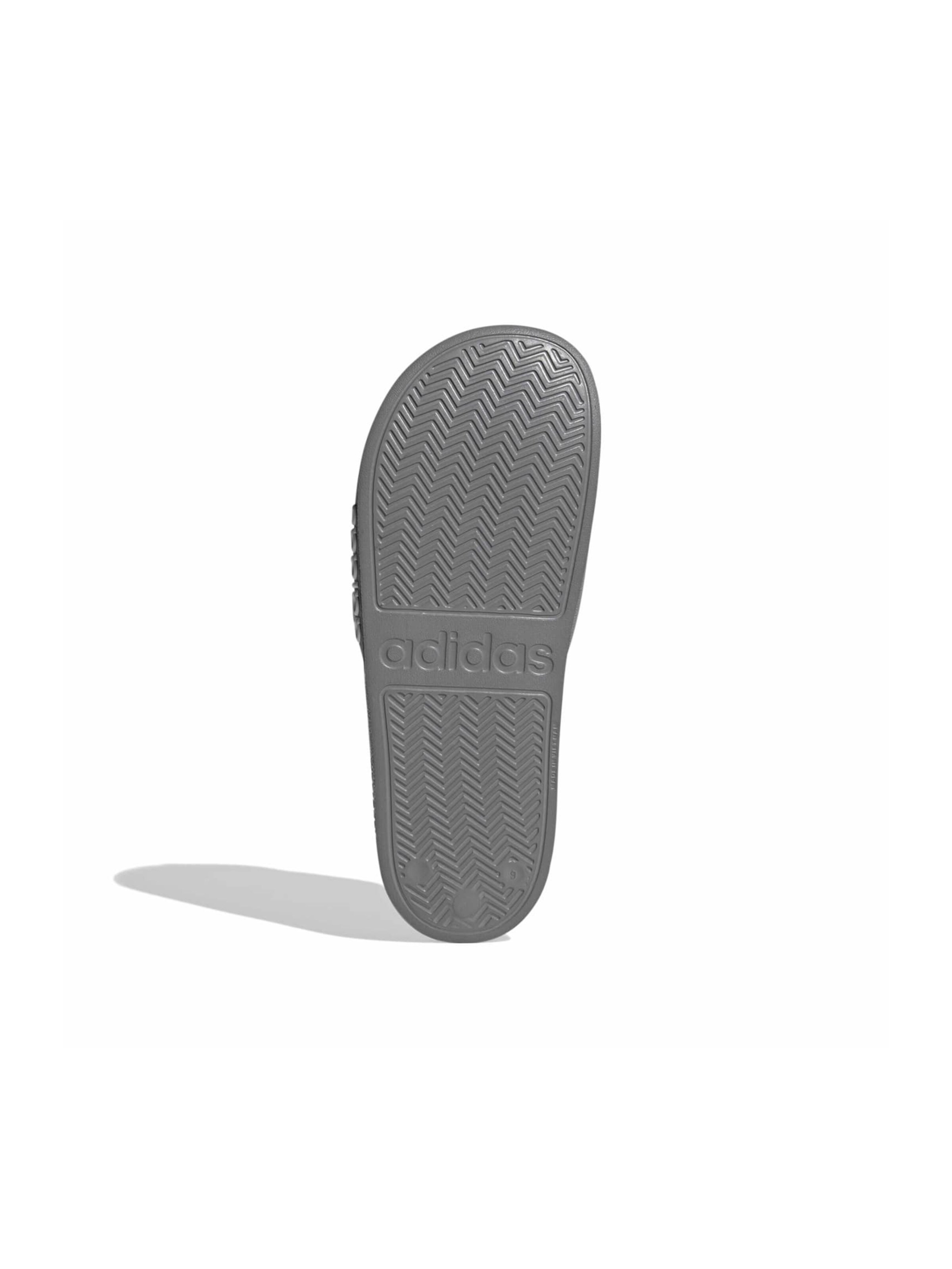 ADIDAS SPORTSWEAR Pantolette 'Adilette' i grå: botten