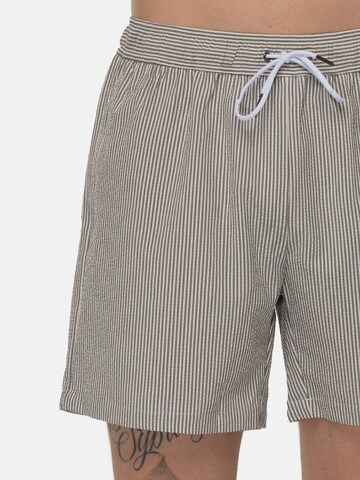 Shorts de bain 'Seersucker' Vercate en gris